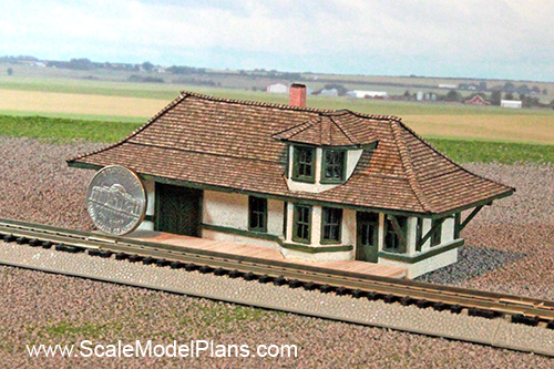  Grand Trunk Pacific Type E Station scratchbuilding plans