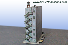 HO Scale high-rise apartment