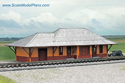 Milwaukee station for model train