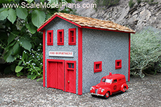 Garden Scale Model Scale Firehall