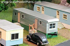 HO scale N scale model train building
