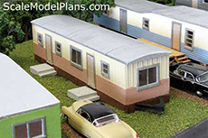 HO scale N scale model train building