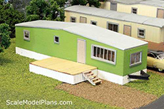 HO scale N scale model train building
